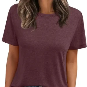 AUTOMET Summer Tops for Women – Spring Short Sleeve Shirt