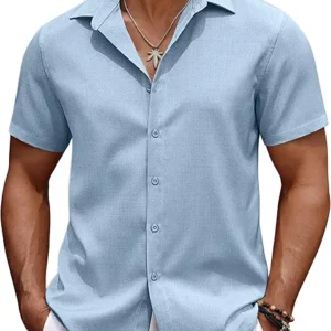 COOFANDY Men's Casual Summer Beach Shirt