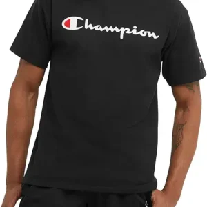 Champion Men's T-Shirt – Cotton Midweight Crewneck Tee for Men